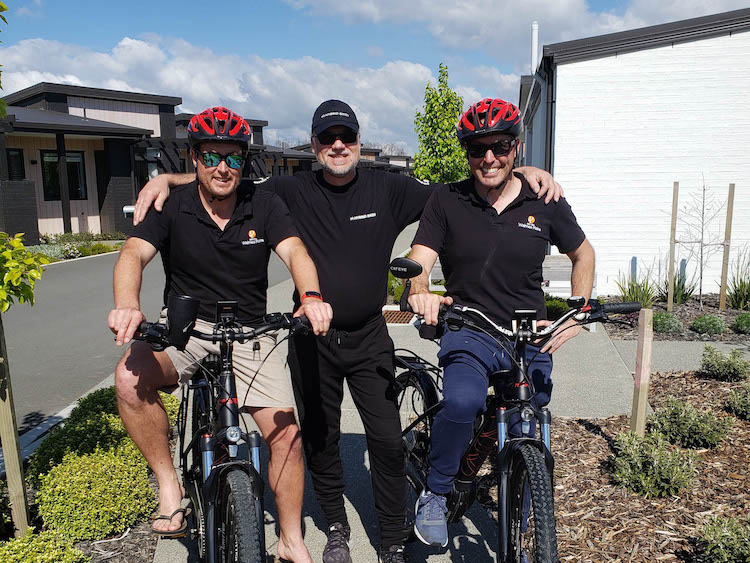 Hybrid Bikes Visit Waimea Plains
