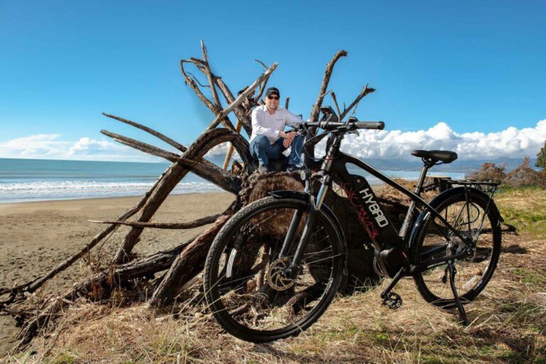 Bike at beach